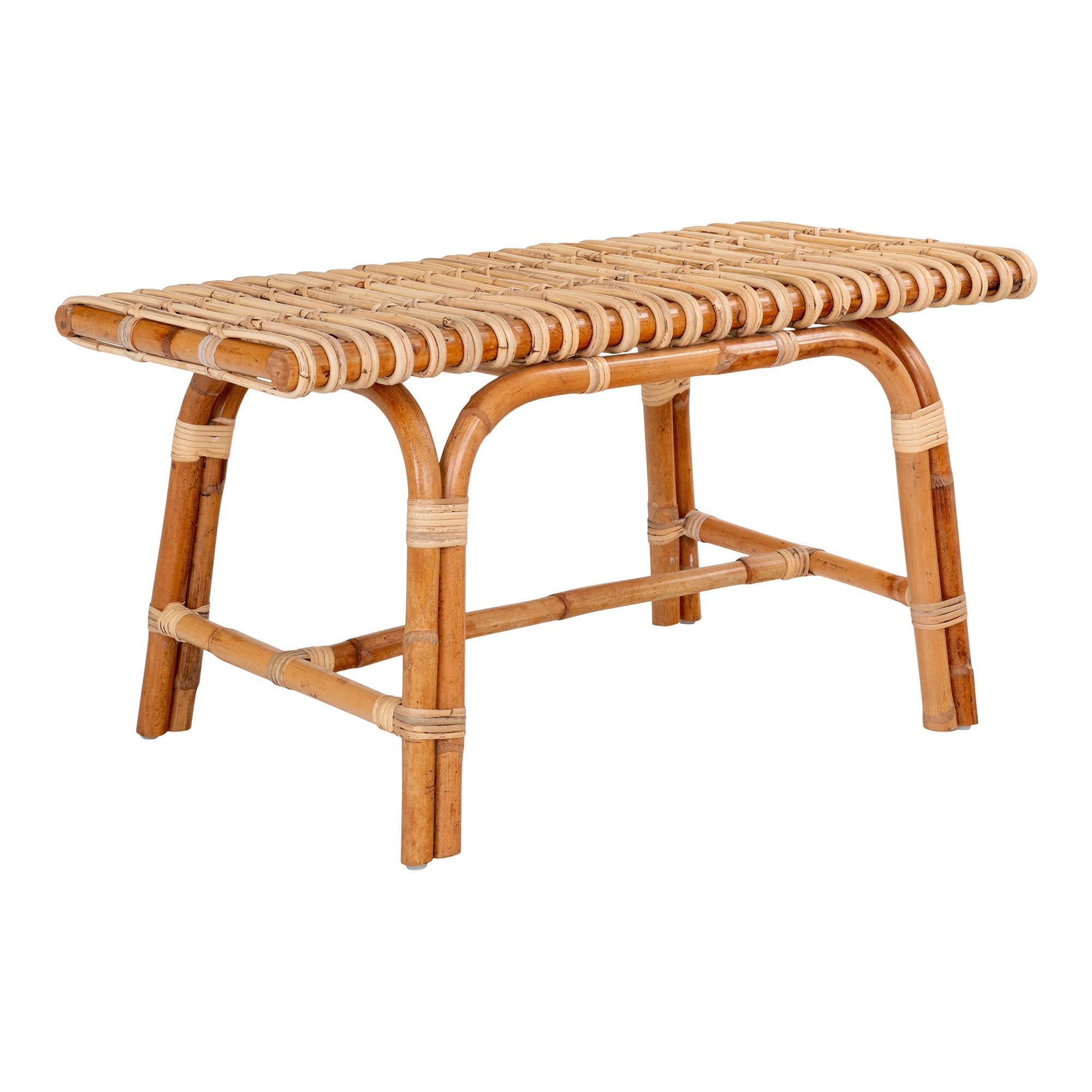 Bänk BENCH Rattan 40x90x46 Natur