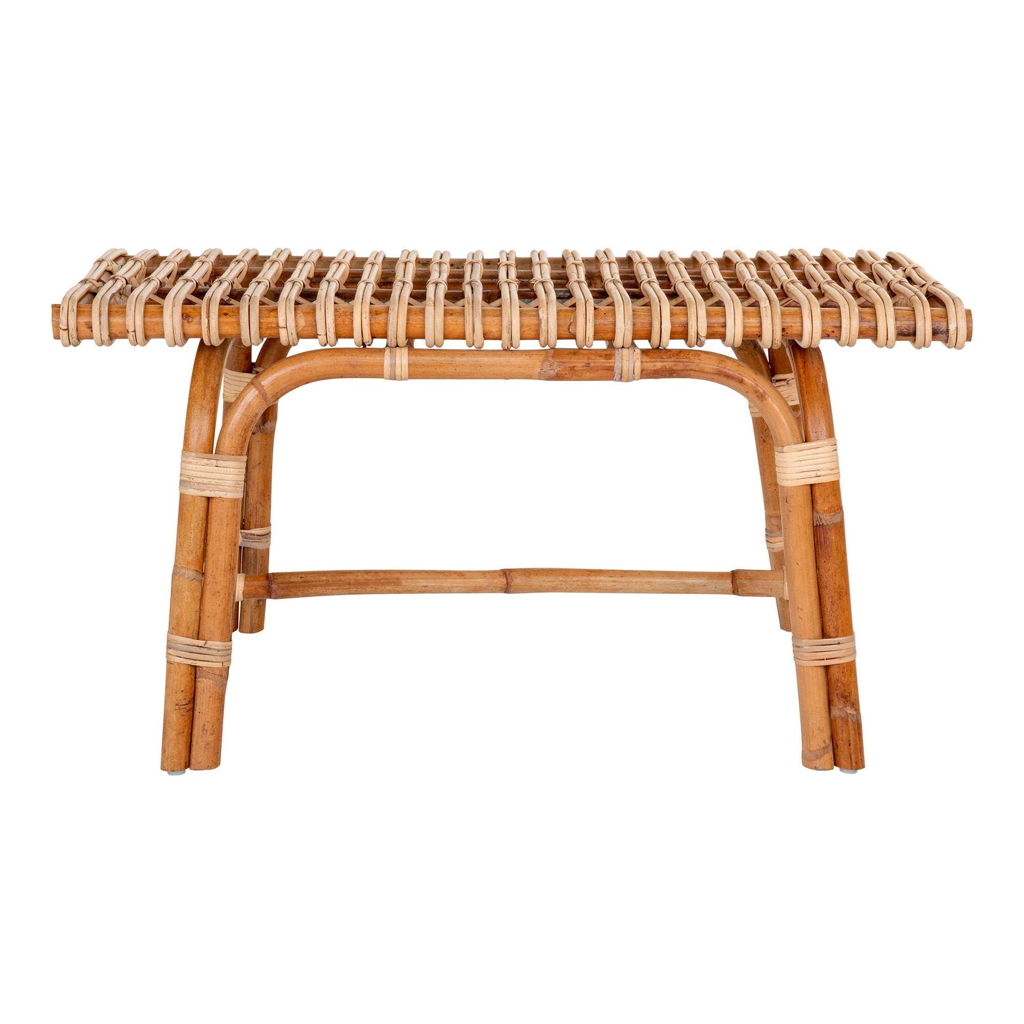 Bänk BENCH Rattan 40x90x46 Natur